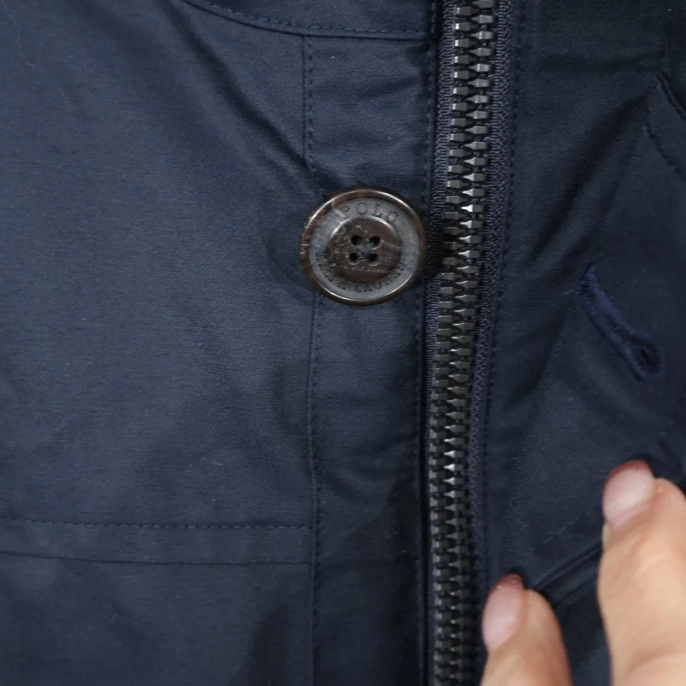 Polo Ralph Lauren Parka Men XL Blue Down Hooded Utility Jacket $598 NWT